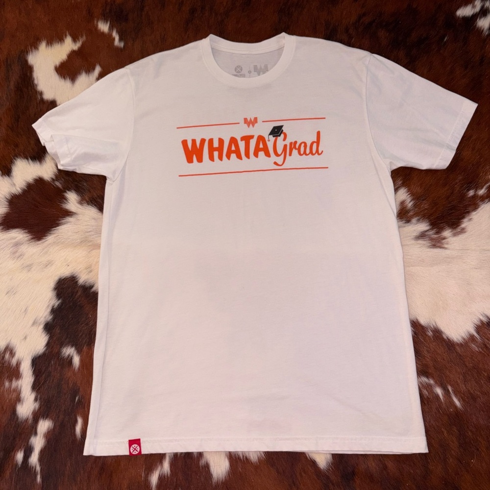 White WHATAGrad T-Shirt official Whataburger merch